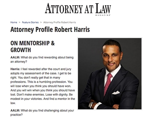 Attorney at Law Magazine Clipping